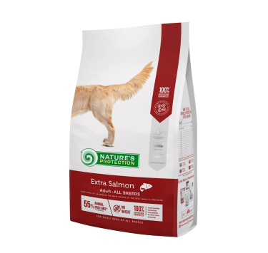 Nature's Protection Extra Salmon Adult All Breeds Сухий корм для дорослих собак усіх порід з лососем, 12 кг