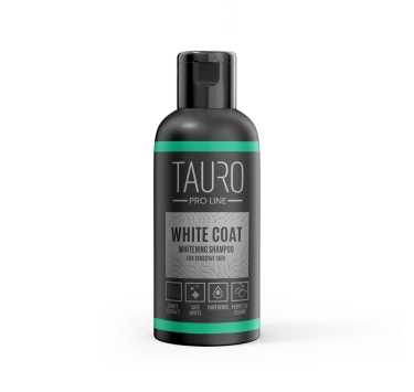 Відбілюючий шампунь для собак і котів з білою шерстю Tauro Pro Line 50 мл