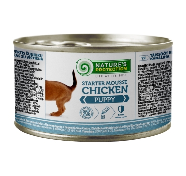 Nature's Protection Puppy Starter Mousse Chicken Мус-стартер для цуценят з курки, 200 г