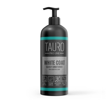 Кондиціонер для собак, котів з білим забарвленням Tauro Pro Line 1000 мл
