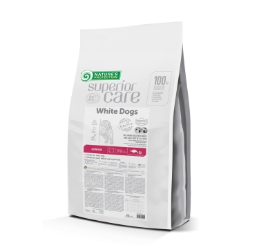 Nature's Protection Superior Care White Dogs White Fish Junior All Sizes Сухий корм для юніорів усіх розмірів з білою рибою, 10 кг