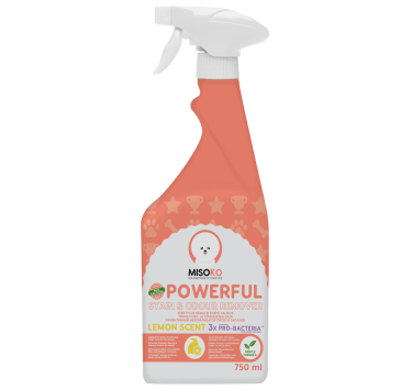 Зоогігієнічний засіб для видалення запахів і плям MISOKO dog stain and odour remover with scent of lemon, 750 ml