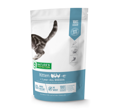 Сухий корм для кошенят Nature's Protection Kitten 400г