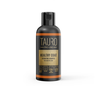 Зволожувальний шампунь для собак і котів усіх порід Tauro Pro Line Healthy Coat Hydrating Shampoo 50 мл