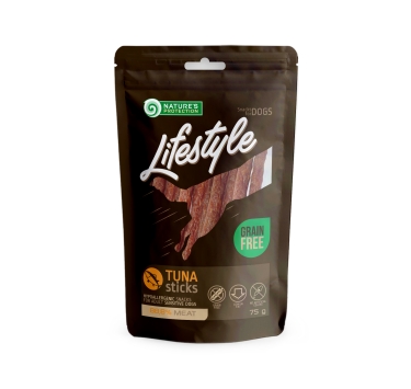 Ласощі для собак, палички з м'ясом тунця, Nature's Protection Lifestyle Snacks For Dogs, Tuna Sticks 75г