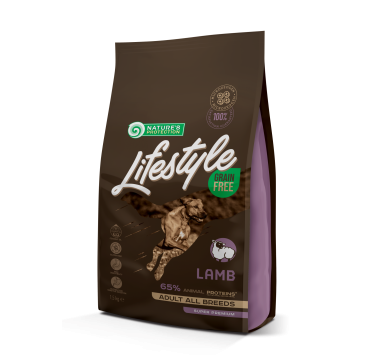 Сухий беззерновий корм з ягнятиною для собак усіх порід Nature's Protection Lifestyle 1,5 кг