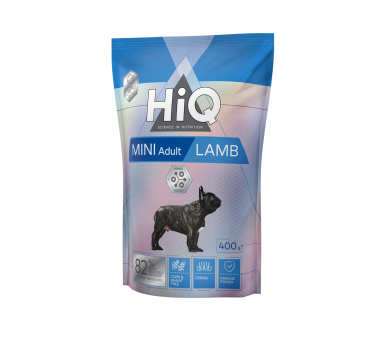 Сухий корм для дорослих собак малих порід HiQ Mini Adult Lamb 400g