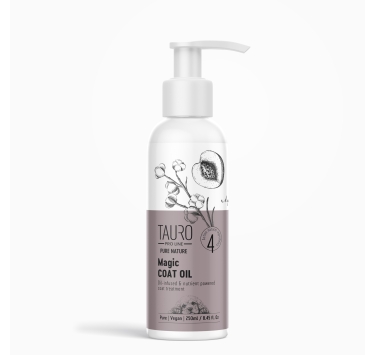 Олія для догляду за шерстю собак і котів Tauro Pro Line Pure Nature Magic Coat Oil