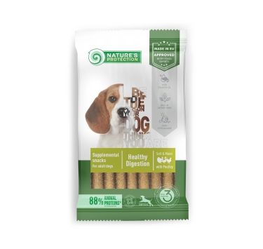 Ласощі для собак з м'ясом птиці Nature's Protection Healthy Digestion, 110г