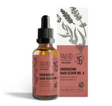 Еліксир для стимуляціії росту шерсті у собак і котів Tauro Pro Line Energizing Hair Elixir № 4, 30ml