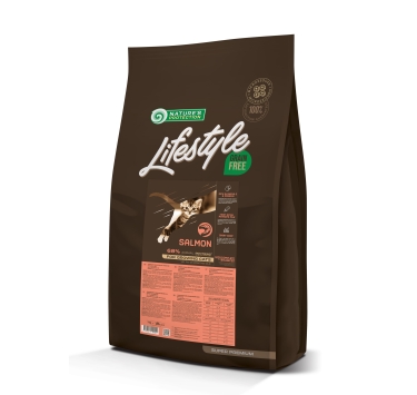 Сухий беззерновий корм для кошенят з лососем Nature's Protection Lifestyle 7 кг
