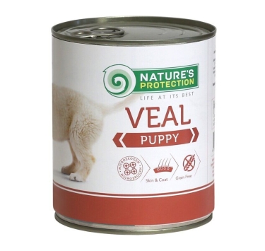 Nature's Protection Puppy Veal Вологий корм для цуценят з телятиною, 400 г