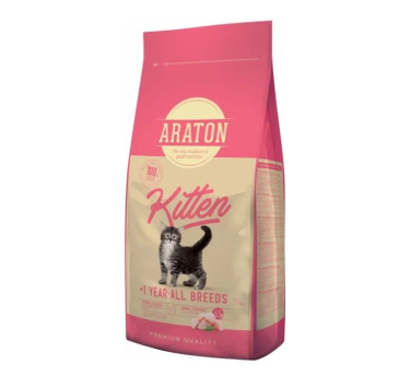 ARATON Kitten Cухий корм для кошенят 15 кг