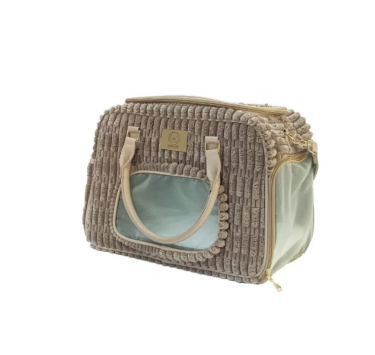 MISOKO&amp;CO дорожня сумка для домашніх тварин, 41.5 x 23 x 28 см, світло-коричнева