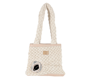MISOKO&amp;CO дорожня сумка для домашніх тварин, 40 x 18 x 38 см, світло-коричнева