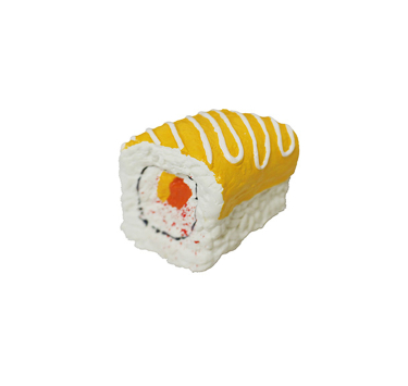 MISOKO&amp;CO іграшка для собак, форма суші, латекс, жовта, 4.4 см