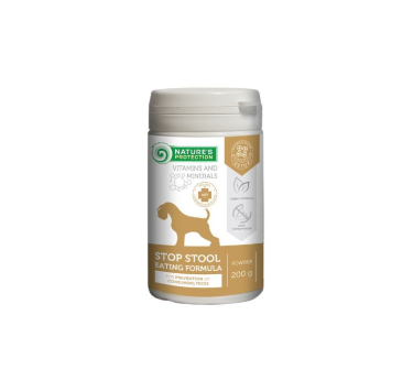 Добавка до корму для відучування собак від поїдання фекалій Nature's Protection Stop Stool Eating Formula, 200 г