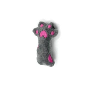 HIPPIE PET Іграшка для котів Лапка сіра 10,5 см