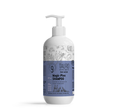 Шампунь для відновлення шерсті собак і котів Tauro Pro Line Pure Nature Magic-Plex, 400 ml