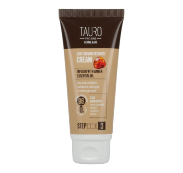 Крем для стримуляції росту шерсті у собак і котів Tauro Pro Line Derma Care Coat Growth Recovery Cream, 75 мл