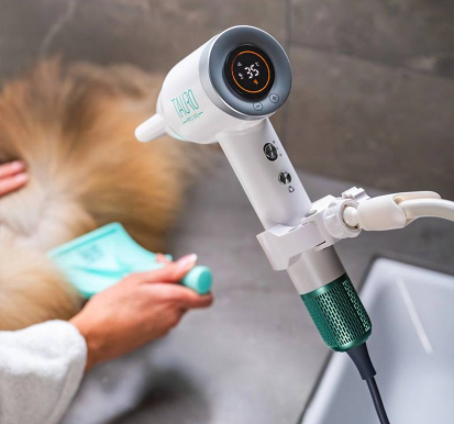 A novelty for professional hair care: Tauro Pro Line handheld pet hair dryer with ionic technology
