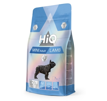 HiQ Mini Adult Lamb Сухий корм для дорослих собак малих порід з ягням, 7 кг