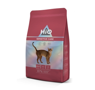 Сухий корм для дорослих котів з чутливим травленням HiQ Sensitive care 6,5 кг